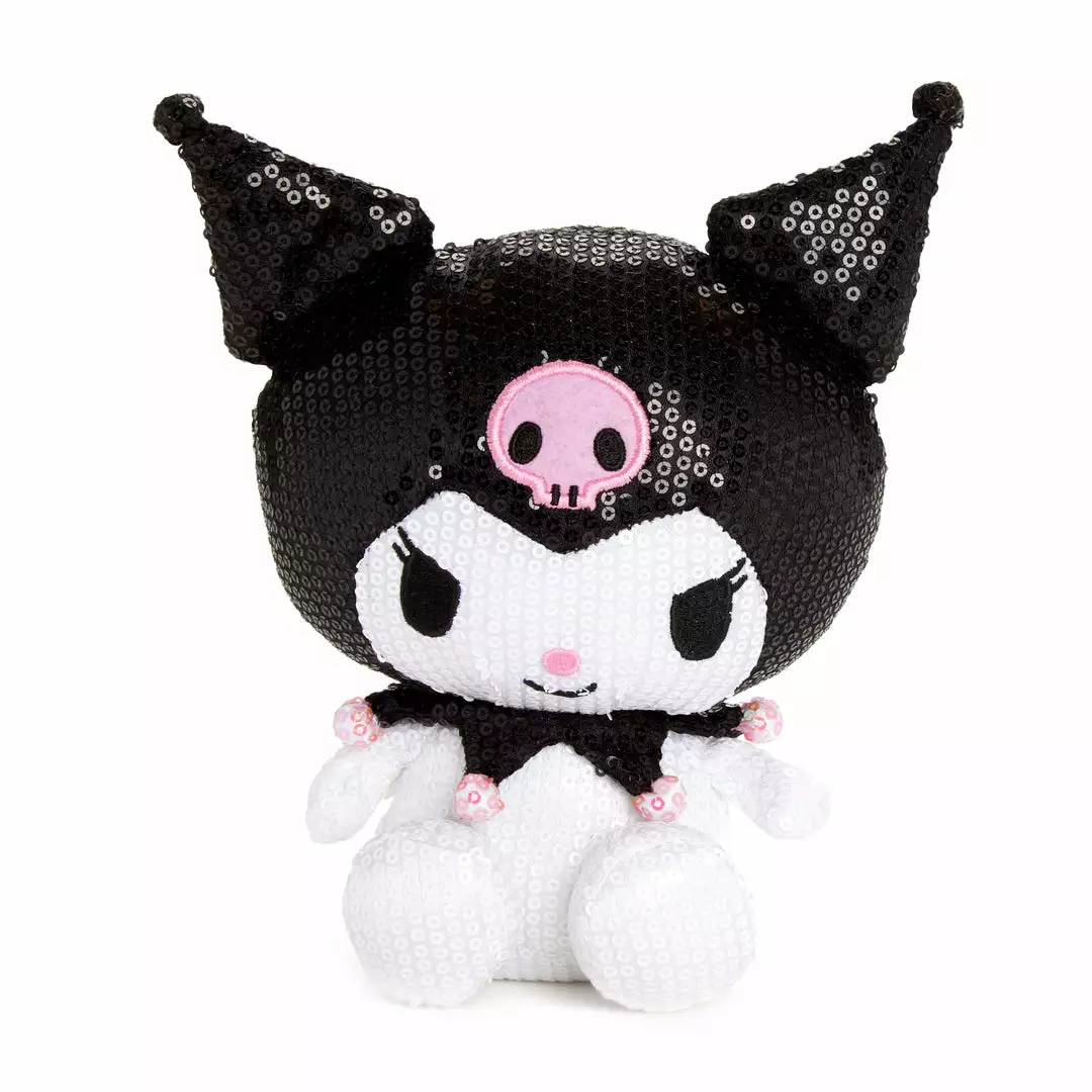 HUNET USA Sequin Classic Kuromi Plush Characters 3 HUNET USA Sequin Classic Kuromi Plush Characters