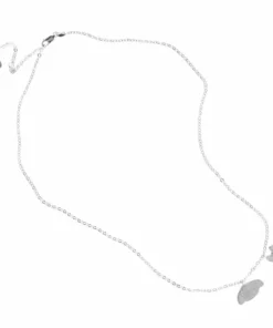 Global License Characters My Melody Silver Embossed Charm Necklace