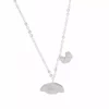 Global License Characters My Melody Silver Embossed Charm Necklace