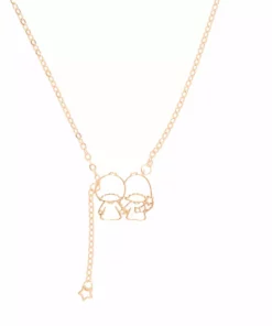 Global License LittleTwinStars Gold Outline Necklace Bags+