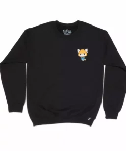 RIPPLE JUNCTION Aggretsuko Sanrio Original Embroidered Crewneck