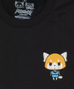 RIPPLE JUNCTION Aggretsuko Sanrio Original Embroidered Crewneck