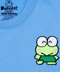 RIPPLE JUNCTION Keroppi Sanrio Original Embroidered Crewneck