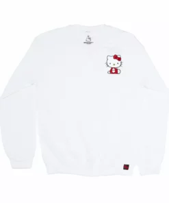RIPPLE JUNCTION Characters Hello Kitty Sanrio Original Embroidered Crewneck