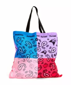 HUNET USA Hello Kitty & Friends Paisley Tote (Blue)