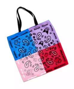HUNET USA Hello Kitty & Friends Paisley Tote (Blue)