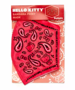 HUNET USA Hello Kitty Paisley Face Mask