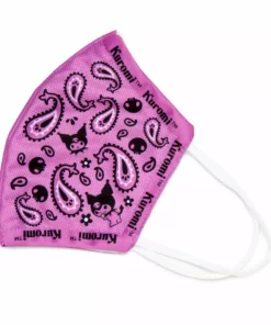 HUNET USA Kuromi Paisley Face Mask Characters