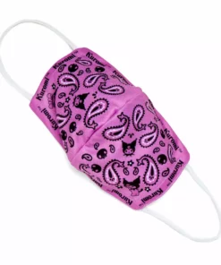 HUNET USA Kuromi Paisley Face Mask Characters