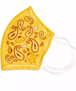 HUNET USA Characters Pompompurin Paisley Face Mask