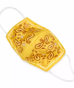 HUNET USA Characters Pompompurin Paisley Face Mask