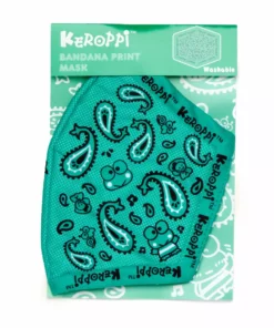 HUNET USA Characters Keroppi Paisley Face Mask