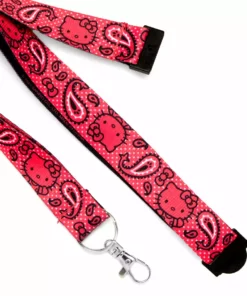 HUNET USA Characters Hello Kitty Paisley Lanyard