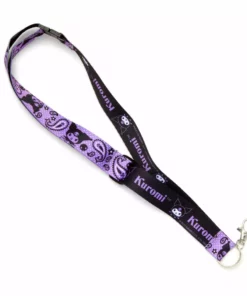 HUNET USA Kuromi Paisley Lanyard Bags+