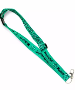HUNET USA Characters Keroppi Paisley Lanyard