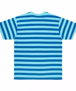 Apparel Hypland X Hello Kitty Balloons Striped Tshirt Blue
