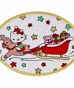 Bags+ Hello Kitty X Stoney Clover Lane Holiday Santa Sleigh Patch