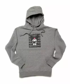 Printful Characters Kuromi Watashi Wa Unisex Hoodie