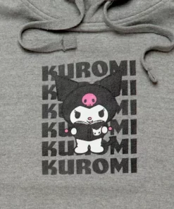 Printful Characters Kuromi Watashi Wa Unisex Hoodie