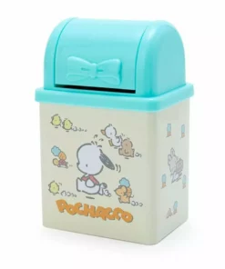 Japan Original Pochacco Mini Trash Bin New