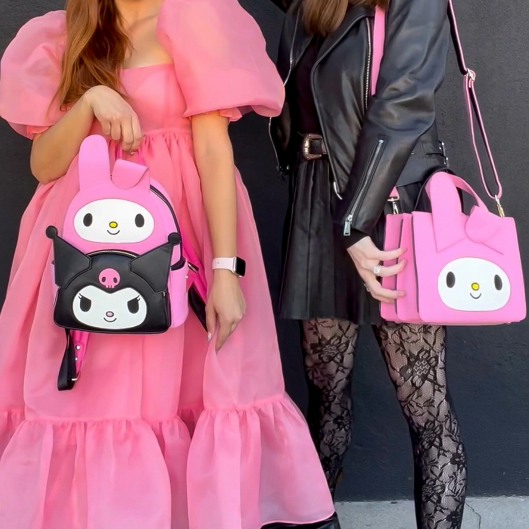My Melody & Kuromi Loungefly Mini Backpack New 9 My Melody & Kuromi Loungefly Mini Backpack New