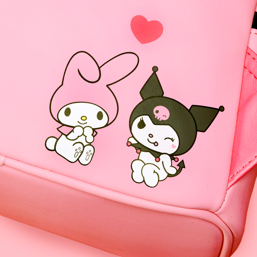 My Melody & Kuromi Loungefly Mini Backpack New 8 My Melody & Kuromi Loungefly Mini Backpack New