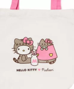 Blueprint Collections Hello Kitty X Pusheen Canvas Tote Bag Bags+