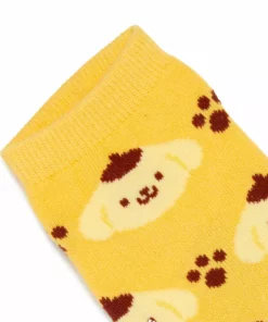 NAKAJIMA CORPORATION Bags+ Pompompurin Paw Print Low-cut Socks