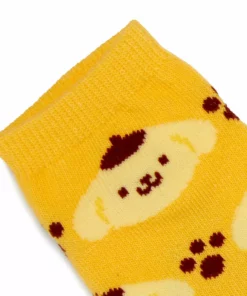 NAKAJIMA CORPORATION Pompompurin Paw Print Low-cut Socks (Kids)