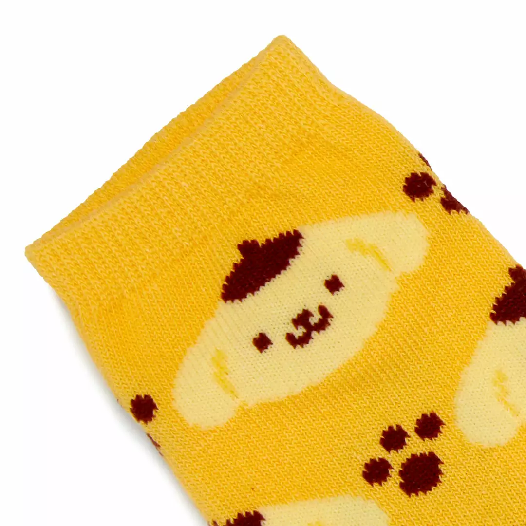 NAKAJIMA CORPORATION Pompompurin Paw Print Low-cut Socks (Kids) 4 NAKAJIMA CORPORATION Pompompurin Paw Print Low-cut Socks (Kids)
