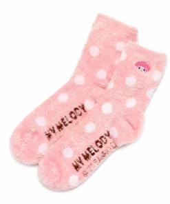 NAKAJIMA CORPORATION Characters My Melody Fuzzy Polka-dot Socks