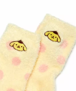 NAKAJIMA CORPORATION Bags+ Pompompurin Fuzzy Polka-dot Socks