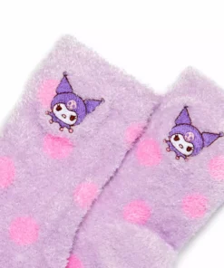 NAKAJIMA CORPORATION Kuromi Fuzzy Polka-dot Socks