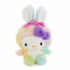 NAKAJIMA CORPORATION Hello Kitty Easter Bunny 6" Plush (Rainbow Splash)