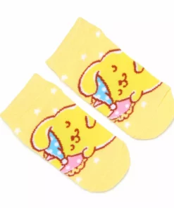 NAKAJIMA CORPORATION Pompompurin Sleepy Low-cut Socks (Kids)