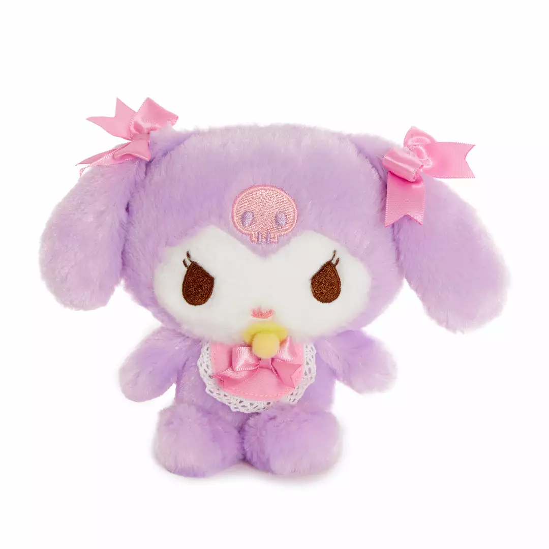 NAKAJIMA CORPORATION Kuromi Fluffy Baby 5" Mascot Plush 3 NAKAJIMA CORPORATION Kuromi Fluffy Baby 5" Mascot Plush