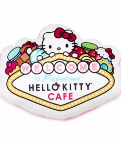 JACK NADEL Hello Kitty Cafe Las Vegas Throw Pillow (White) Characters