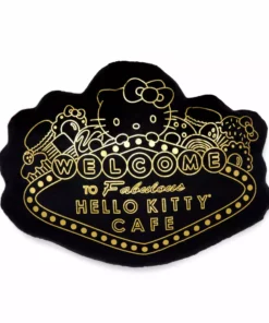 JACK NADEL Hello Kitty Cafe Las Vegas Throw Pillow (Black) Characters