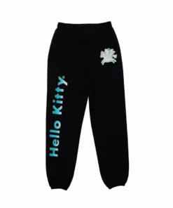 BIOWORLD Hello Kitty Glitter Flying Unicorn Sweatpants