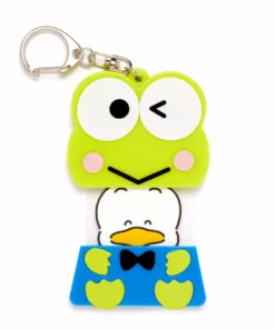 Japan Original Hapidanbui Pekkle Keychain (Keroppi's Birthday Series)