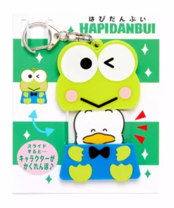 Japan Original Hapidanbui Pekkle Keychain (Keroppi's Birthday Series)
