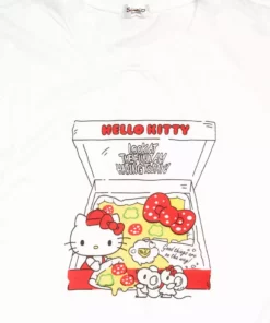 Japan Original Hello Kitty Pizza Delivery Tee