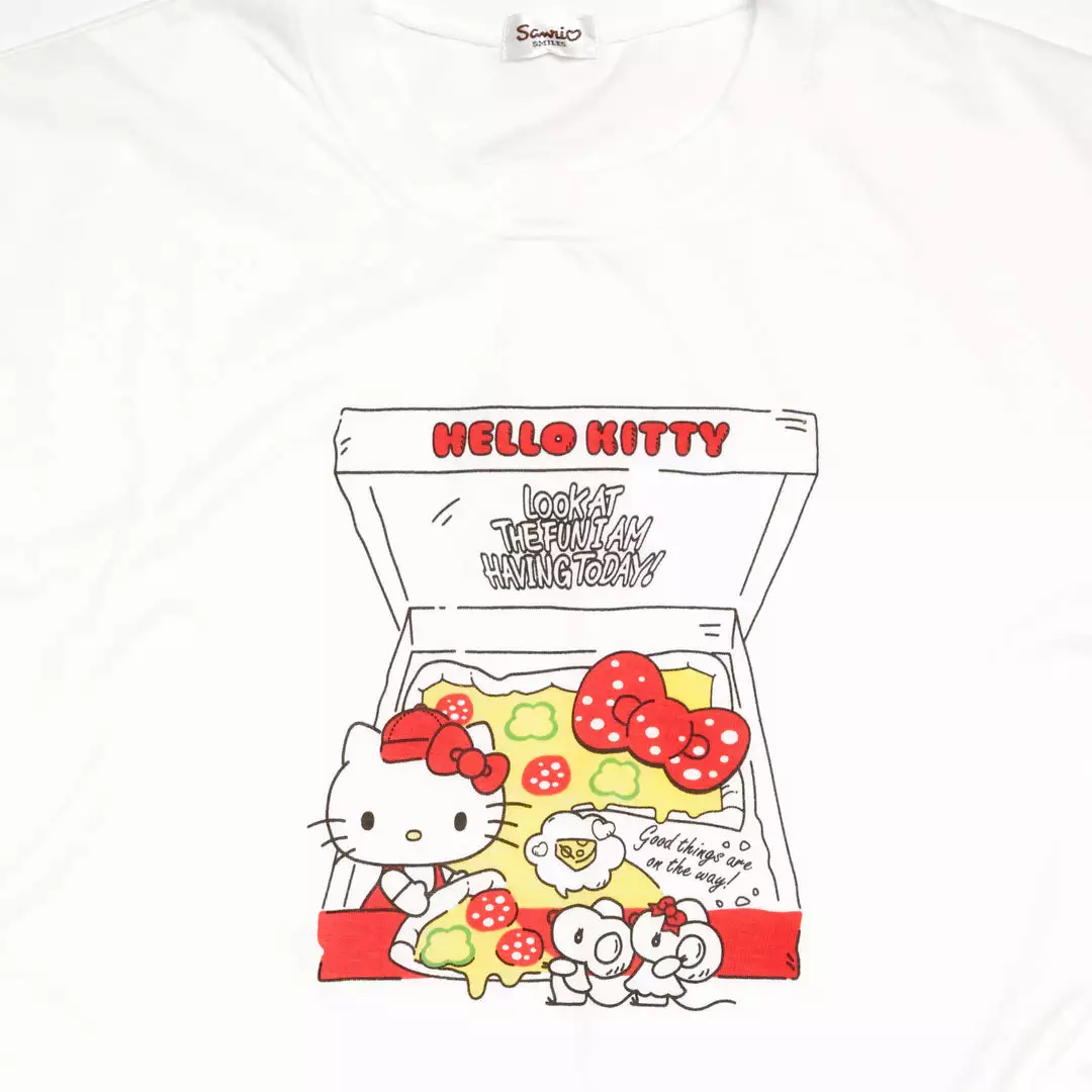 Japan Original Hello Kitty Pizza Delivery Tee 4 Japan Original Hello Kitty Pizza Delivery Tee