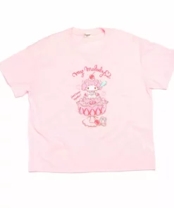 Japan Original Characters My Melody Strawberry Trifle Tee