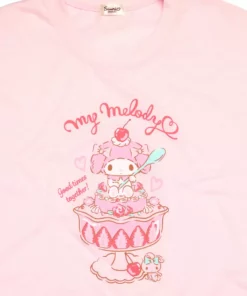 Japan Original Characters My Melody Strawberry Trifle Tee
