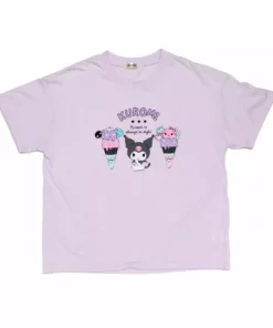 Japan Original Kuromi Ice Cream Tee