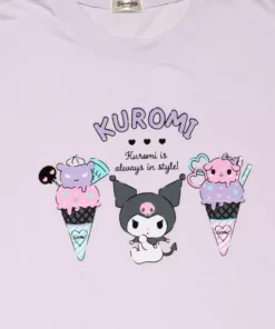 Japan Original Kuromi Ice Cream Tee