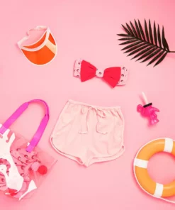 Lolli Swim X Hello Kitty Timeless Top: Pink Characters