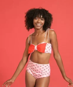 Characters Lolli Swim X Hello Kitty Tiptoe Top: Pink