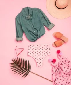 Lolli Swim X Hello Kitty Sweet Cake Bottom: Pink